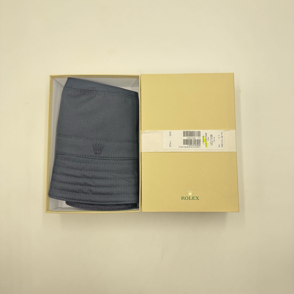 Rolex Navy Blue Bucket Hat